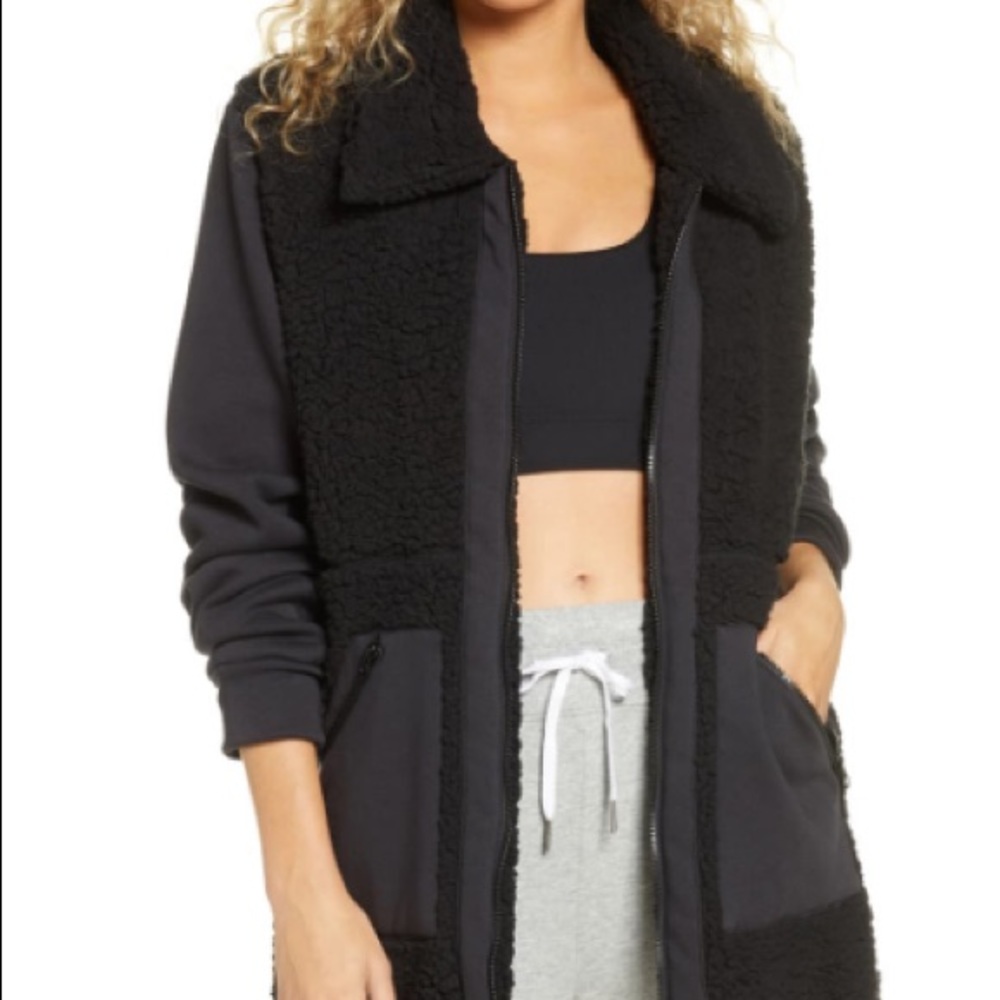 ZELLA Mix it Up Faux Shearling Jacket